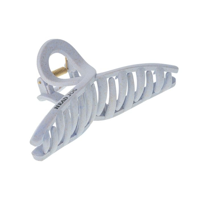 BeBeautifulBoutique Hair product Head Jog Straw Whale Clip Blue-Grey