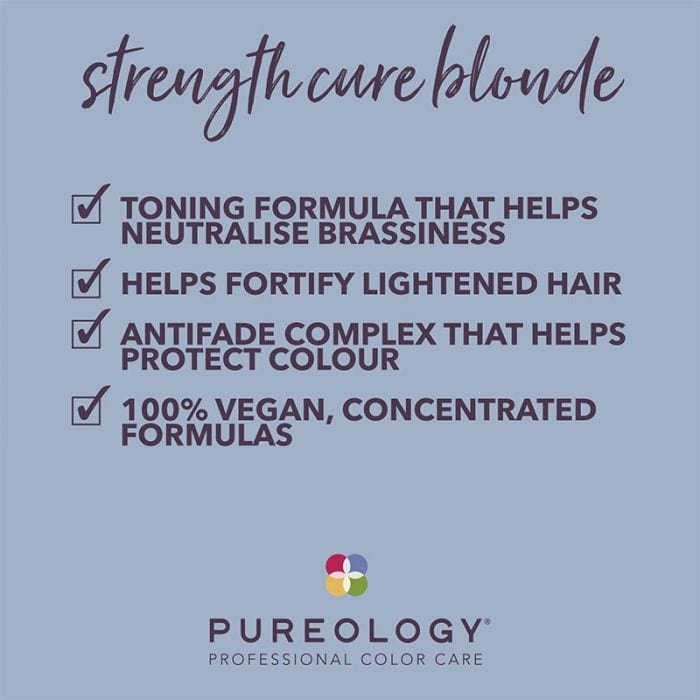 BeBeautifulBoutique Hair product Pureology Strength Cure Blonde Shampoo 1L