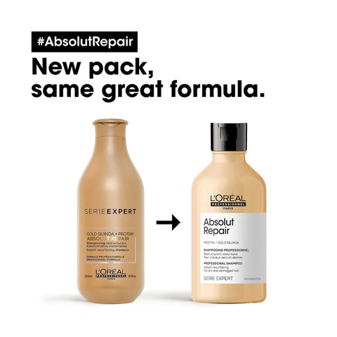 BeBeautifulBoutique Shampoo L'Oréal Professionnel Serie Expert Gold Absolut Repair Shampoo 300ml